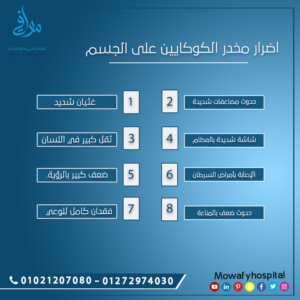 اضرار مخدر الكوكايين على الجسم